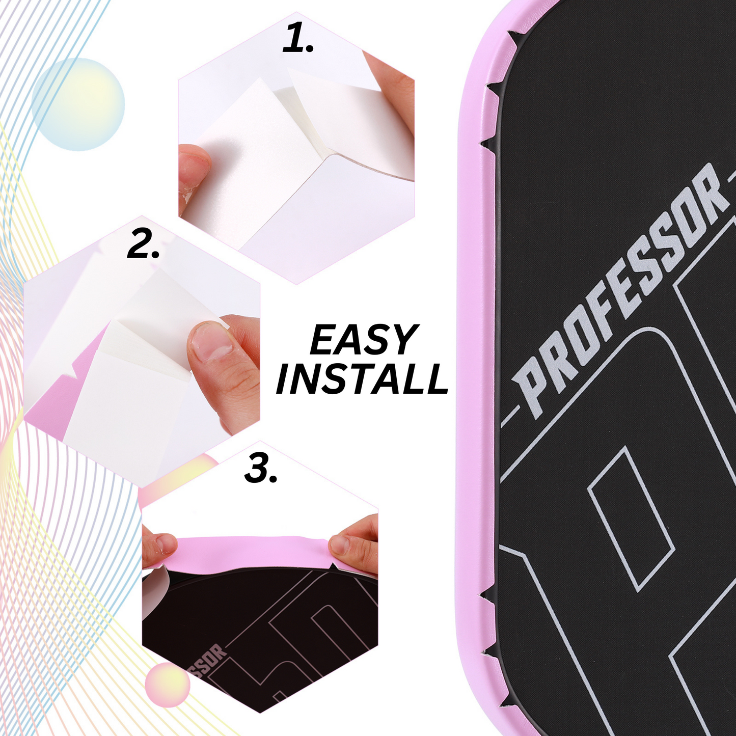 Professor Pickleball Edge Guard Tape – Pickleball Paddle Edge Tape for Ultimate Protection