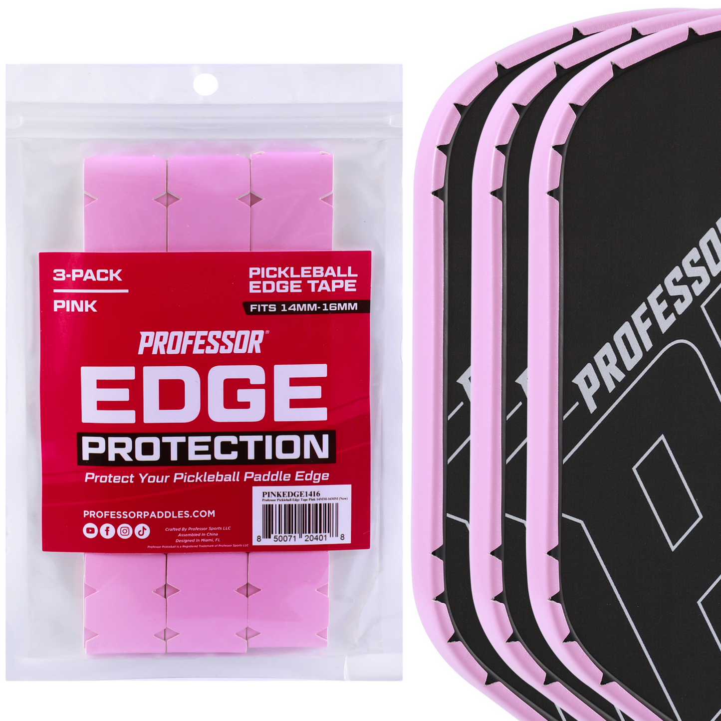Professor Pickleball Edge Guard Tape – Pickleball Paddle Edge Tape for Ultimate Protection