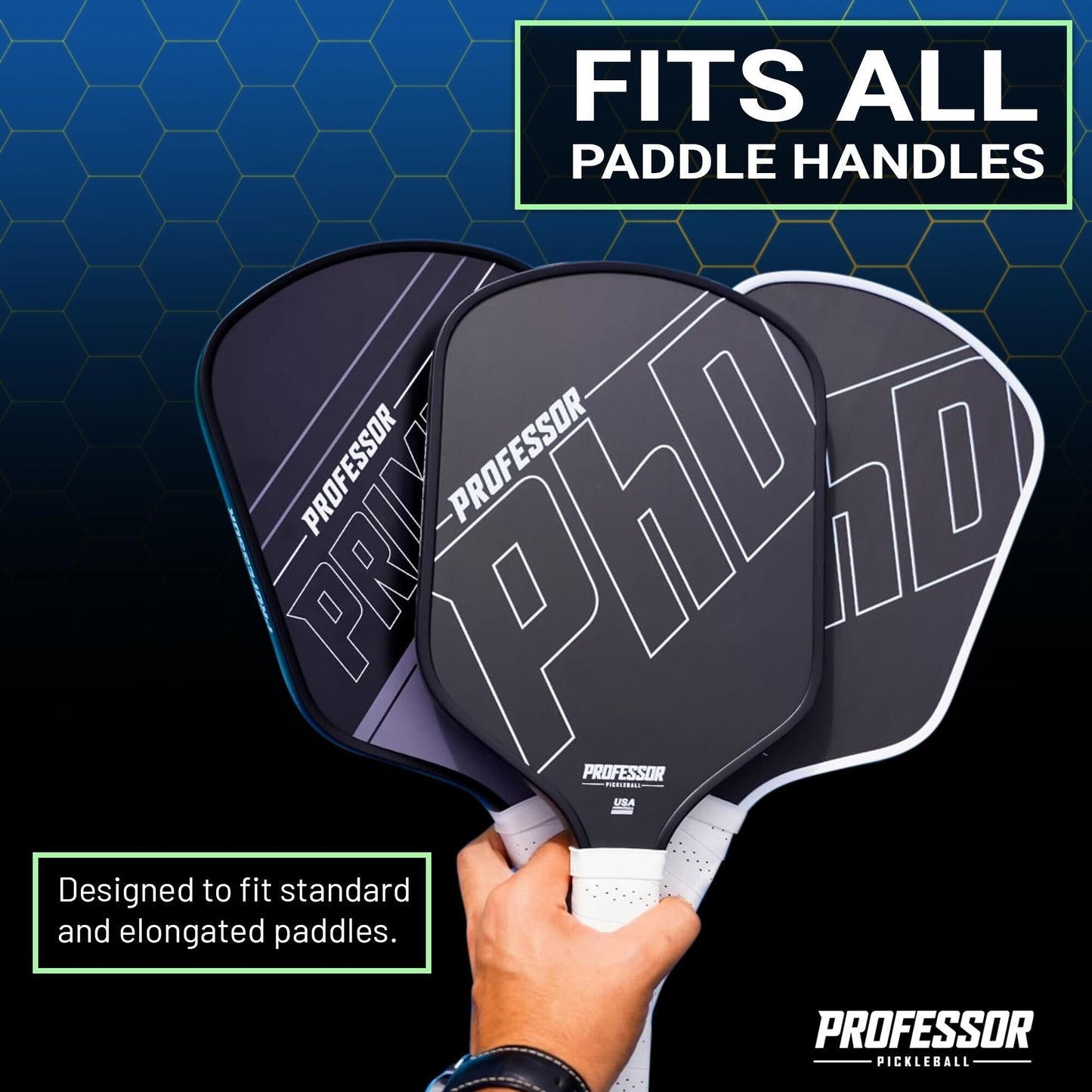Professor P-Tac Pickleball Paddle Overgrips