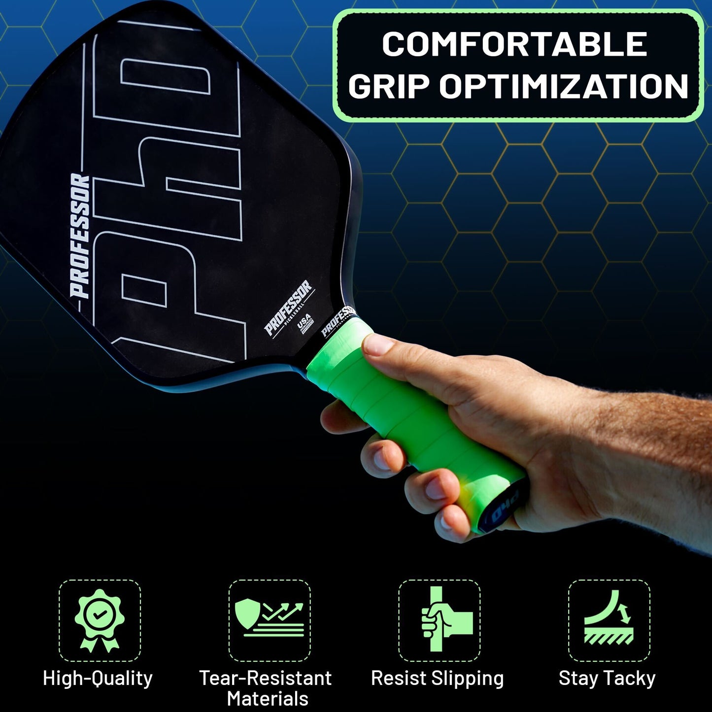 Professor P-Tac Pickleball Paddle Overgrips
