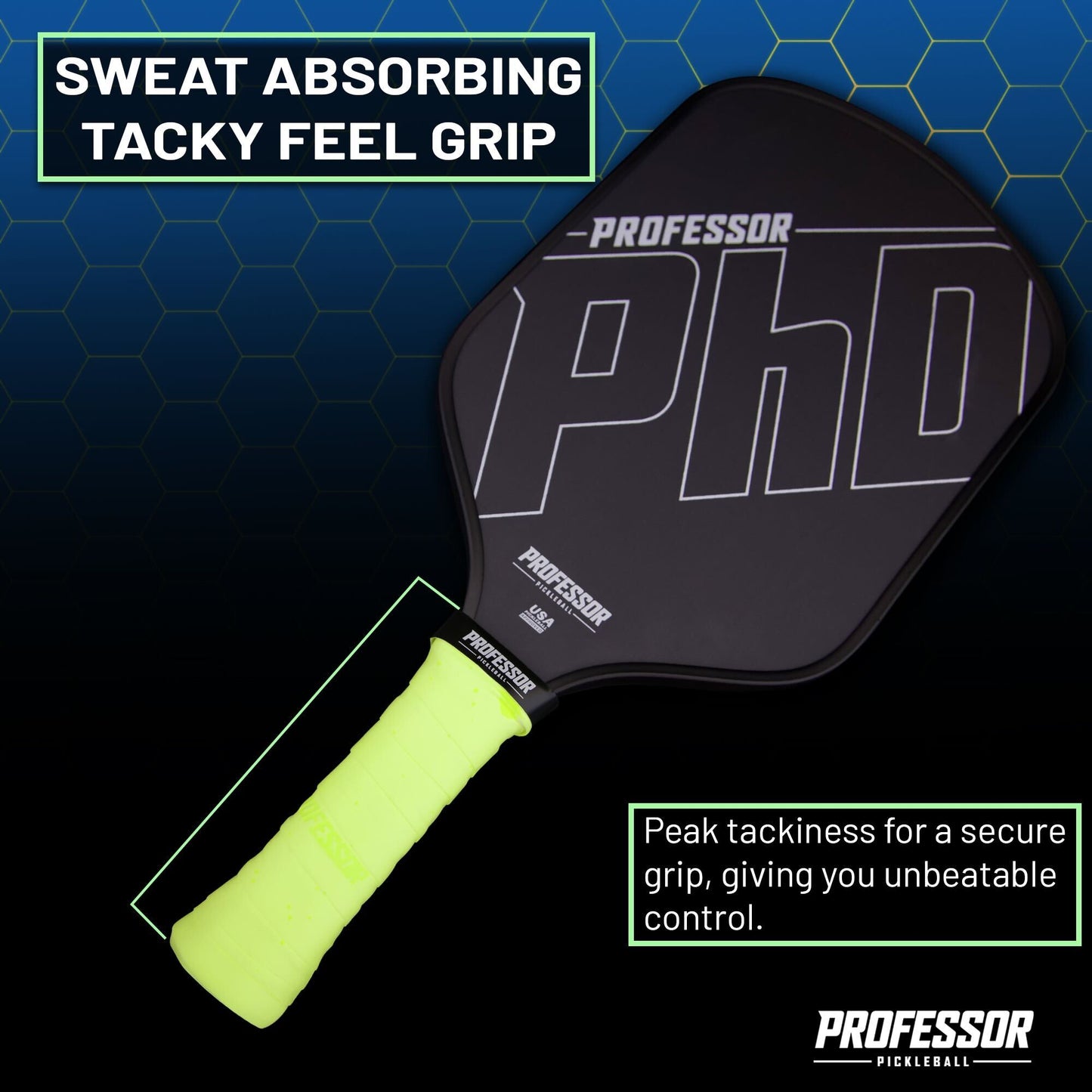Professor P-Tac Pickleball Paddle Overgrips