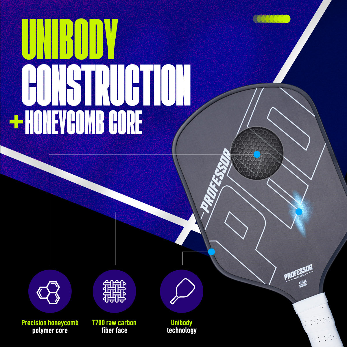 PhD 16MM Raw Carbon Super Spin Paddle