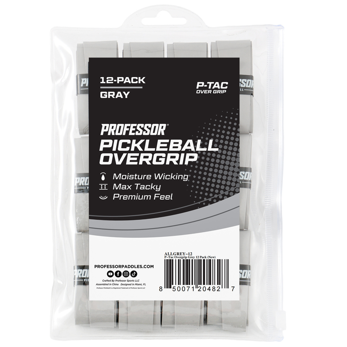 Professor P-Tac Pickleball Paddle Overgrips