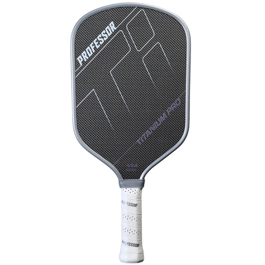 Professor Titanium Pro Pickleball Paddle- Designed with Titanium Carbon Fiber Weave Surface