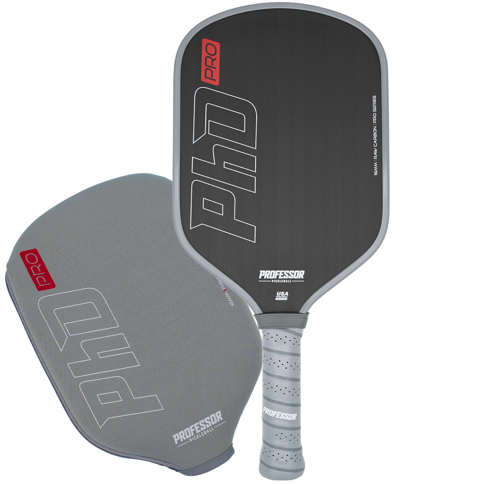 PHD PROシリーズ PhD PRO 16MM Raw Carbon Thermoformed Paddle + Free Cover